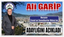 Ali GARİP ; Bozyazı Esnaf ve Sanatkarlar Odası’na Adaylığını Açıkladı