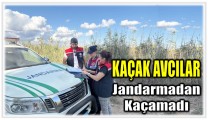 Kaçak Avcılar Jandarmadan Kaçamadı