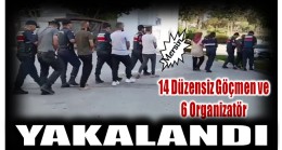 Mersin’de 14 Düzensiz Göçmen ve 6 Göçmen Kaçakçılığı Organizatörü Yakalandı