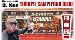 Hemşerimiz AYSAN ; ÜST ÜSTE 3. KEZ TÜRKİYE ŞAMPİYONU OLDU