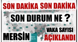 İl İl Vaka Sayıları Açıklandı ; Mersin’de Son Durum