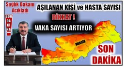 MERSİN’DE 27 ŞUBAT – 5 MART VAKA SAYISINDA ARTIŞ VAR