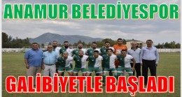 Anamur Belediyespor Galibiyetle Başladı