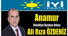 İYİ Parti Anamur Belediye Başkan Adayı ÖZDENİZ Oldu