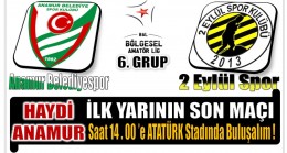 Anamur Belediyespor İlk Yarının Son Maçında 2 Eylül Spor’u Konuk Edecek