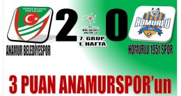 Anamur Belediyespor 3 Puanın Sahibi Oldu