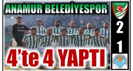 Anamur Belediyespor 4’te 4 Yaptı