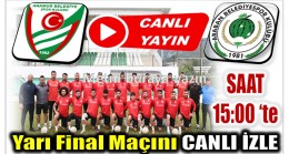 ANAMUR BELEDİYESPOR – ARABAN BELEDİYESPOR CANLI İZLE