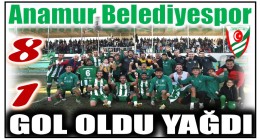 Anamur Belediyespor Gol Oldu Yağdı