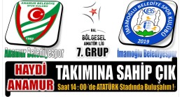 Anamur Belediyespor İmamoğlu Belediye Spor’u Konuk Edecek