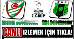 Anamur Belediyespor – Kilis Belediyespor CANLI İZLEMEK İÇİN TIKLA