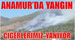 ANAMUR’DA ORMAN YANGINI