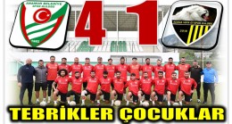 Anamur Belediyespor 4 ; Adana Vefaspor 1