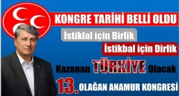 MHP ANAMUR İLÇE KONGRE TARİHİ BELLİ OLDU