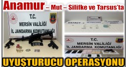 Anamur Dahil 4 İlçede Uyuşturucu Operasyonu ; 6 Gözaltı