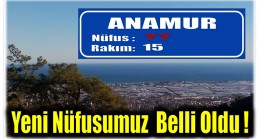Anamur’un Yeni Nüfusu Belli Oldu