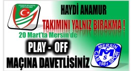 Haydi Anamur ! TAKIMINI YALNIZ BIRAKMA !