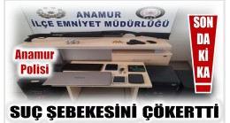 ANAMUR POLİSİ SUÇ ŞEBEKESİNİ ÇÖKERTTİ