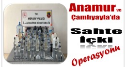 Anamur ve Çamlıyayla’da Sahte İçki Operasyonu