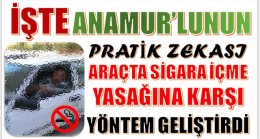 ANAMUR’DA,SİGARA YASAĞINA İLGİNÇ ÇÖZÜM
