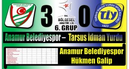 Tarsus İdman Yurdu Sahaya Çıkmadı ; 3 Puan Anamur Belediyespor’un Oldu