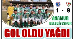 ANAMUR BELEDİYESPOR GOL OLDU YAĞDI