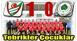 Anamur Belediyespor 1 ; Araban Belediyespor 0