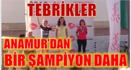 ANAMUR’LU YARIŞÇI MADALYA KAZANDI
