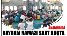 BAYRAM NAMAZI SAAT KAÇTA KILINACAK ?