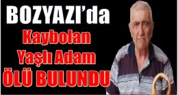 Bozyazı’da Yaşlı Adam Ölü Bulundu