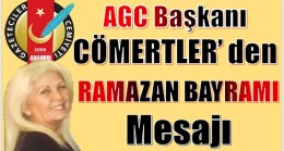 Başkan CÖMERTLER’den ” RAMAZAN BAYRAMI ” Mesajı