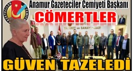 Başkan CÖMERTLER Güven Tazeledi