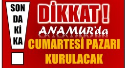 GENELGE 81 İLİN VALİLİĞİNE GÖNDERİLDİ, 8-15 MAYISTA PAZAR KURULACAK