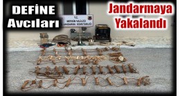 Define Bulmak Amacıyla Kaza Yapan 5 Kişi Jandarmaya Yakalandı