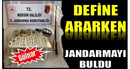 DEFİNE ARARKEN KARŞISINDA JANDARMAYI BULDU