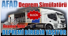 DEPREM SİMÜLASYON TIR’I ANAMUR’DA