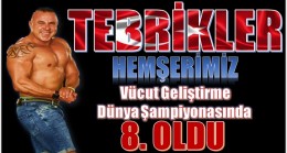 HEMŞERİMİZ AYSAN DÜNYA 8.si OLDU