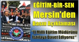 Eğitim-Bir-Sen’den Basın Açıklaması