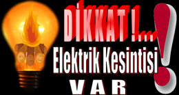 ANAMUR’DA BUGÜN ( CUMARTESİ )ELEKTRİK KESİNTİSİ