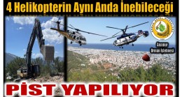 Anamur’a Helikopter Pisti ; 4 Helikopter Aynı Anda İnip Kalkabilecek !