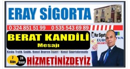 ERAY SİGORTADAN Berat Kandili Mesajı