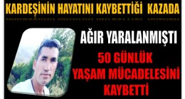 50 Günlük Yaşam Mücadelesini Kaybetti