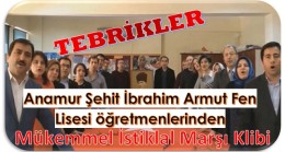 Öğretmenlerden ” İSTİKLAL MARŞI ” Klibi