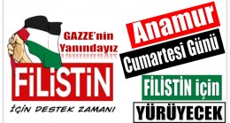 Anamur Cumartesi Günü Filistin İçin Yürüyecek