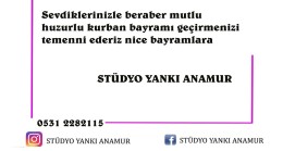 STÜDYO YANKI’dan ” KURBAN BAYRAMI MESAJI “