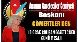 AGC Başkanı CÖMERTLER “10 OCAK ÇALIŞAN GAZETECİLER GÜNÜ ” nü Kutladı