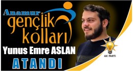 AK PARTİ Anamur Gençlik Kolları Başkanlığına ASLAN Atandı