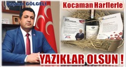 Gölgeli, ” Başkan SEÇER Kendi Parasıyla Aldıysa Sorun Yok, …