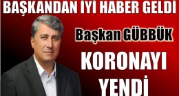 Başkan GÜBBÜK “Benden Dualarını Esirgemeyen Halkımıza Minnettarım”