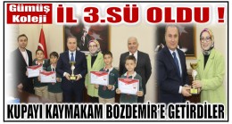 Anamur GÜMÜŞ KOLEJİ Mersin 3.’sü Oldu